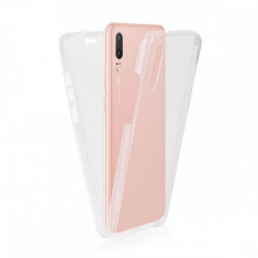 Husa 360? TPU (Fata&amp;amp;Spate) pentru Huawei P20, Transparent foto