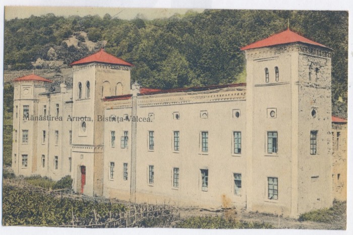 2339 - ARNOTA Monasery, Bistrita, Valcea ERROR scrisul la mijloc - old PC unused