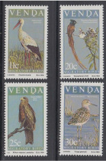 Africa de Sud-Venda, fauna, pasari migratoare, 1984, MNH foto