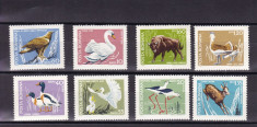 ROMANIA 1968 LP 689 FAUNA DIN REZERVATIILE NATURALE SERIE MNH foto