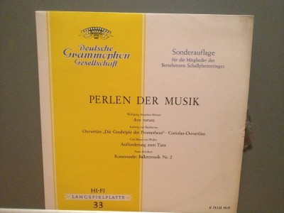 PEARLS of MUSIC : MOZART/BEETHOVEN/SCHUBERT..(1962/POLYDOR/RFG) - VINIL/Ca NOU foto