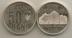 ROMANIA 50 BANI 2015 , 10 ANI Denominare , UNC , din fisic , necirculata foto