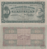1930 (26 IV), 10 gulden (P-70d.3) - Indiile de Est Olandeze!