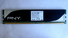 2 GB 2Rx8 1,8 V 240-PIN DIMM PC2?6400U 800 MHz marca PNY foto