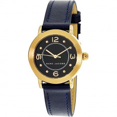 Ceas Marc Jacobs dama Riley MJ1577 auriu Leather Quartz Fashion foto