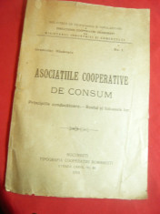 Gromoslav Mladenatz -Asociatiile Cooperative de Consum - Ed. 1919 Tipogr.Coop. foto