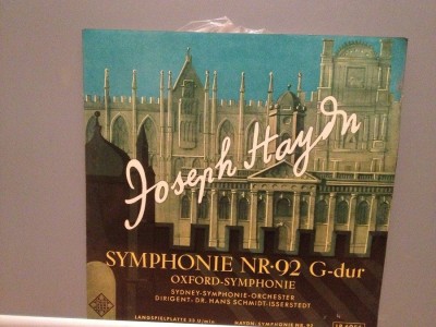 HAYDN &amp;ndash; SYMPH. No 92 (1962/DECCA/RFG) dir H.Schmidt Isserstedt - VINIL/Ca NOU foto