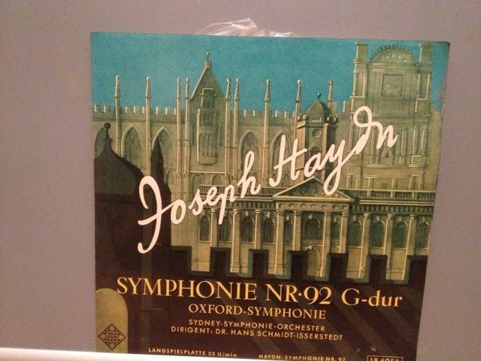 HAYDN &ndash; SYMPH. No 92 (1962/DECCA/RFG) dir H.Schmidt Isserstedt - VINIL/Ca NOU