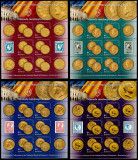 Romania 2013, LP 1989 c, Monede romanesti de aur, minicoli, MNH! LP 157,55 lei