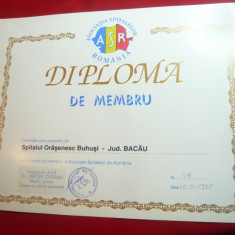 Diploma a Asociatiei Spitalelor din Romania - pt. Spital din Buhusi judet Bacau