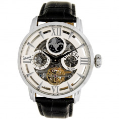 Ceas Invicta barbatesc Objet D Art 22650 argintiu Leather Automatic Dress foto