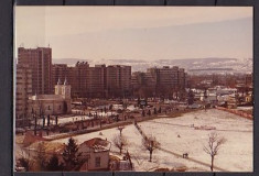 ROMANIA - BACAU. VEDERE DIN CENTRU.FOTOGRAFIE ALB-NEGRU, FD64 foto