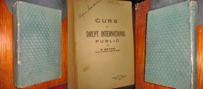 G. Meitani-Curs de drept international public, editie 1930. foto
