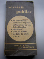 Servicii publice /Revista economica 1983 foto