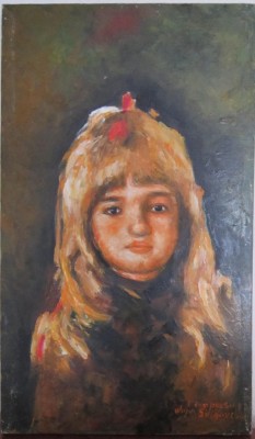 Pictura fata semnat Cimpoesu. foto
