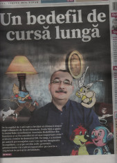 Dodo Nita interviu in Romania libera 13-15 aprilie 2018 + articol Livia Rusz foto