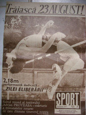 Ziarul Sportul nr.8-1977 foto