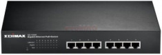 Switch Edimax GS-1008P, Gigabit, 8 porturi, PoE+ foto