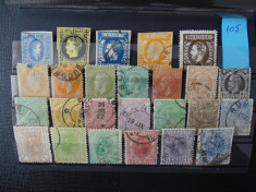 Romania , Timbre stampilate Carol , Bucuresti , Vulturi, Cifra , Spic (Lot 5) foto