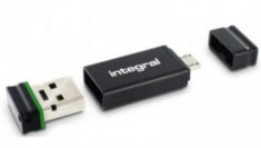 Stick USB Integral Fusion, 16GB, USB 2.0 (Negru) foto