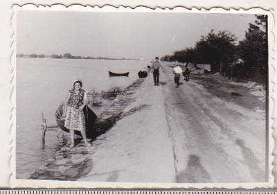 bnk foto - Pe malul Dunarii la Crisan - 1966 foto