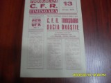 Program CFR Timisoara - Dacia Orastie