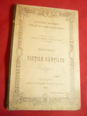 Dositheiu - Vietile Santilor -1895- Ed.Libr.Socec ,cartonata , 88 pag foto