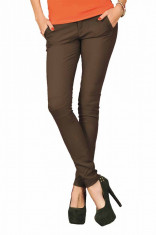 BSK95 Pantaloni skinny cu buzunare foto