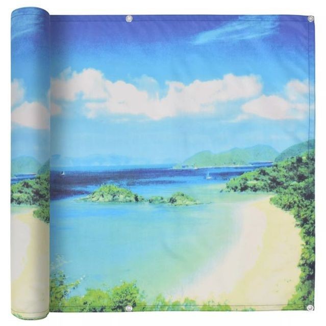 Prelată balcon, material Oxford, 75x600 cm, imprimeu lac foto mare Prelată balcon, material Oxford, 75x600 cm, imprimeu lac foto mare