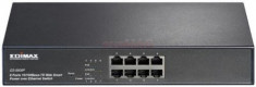 Edimax Desktop PoE Smart Switch 8x10/100Mbps, 120W, QoS, VLAN foto