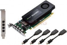 Placa Video PNY Quadro K1200 pentru DisplayPort, 4GB, GDDR5, 128 bit foto