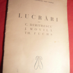 Partituri- Lucrari de C.Dumitrescu , Juarez.Movila , Th.Fuchs -Ed. 1958 ,38 pag