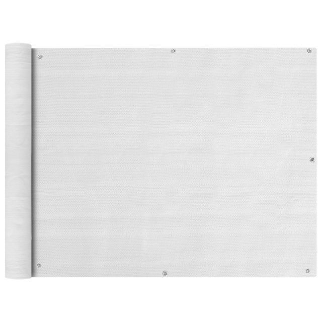Prelata pentru balcon din HDPE, 90 x 400 cm, alb foto mare Prelata pentru balcon din HDPE, 90 x 400 cm, alb foto mare