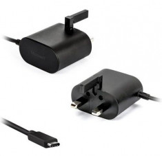 Incarcator Retea Microsoft AC-100X UK, Fast Charger, 3A, cablu USB-C, Bulk (Negru) foto