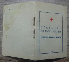 Statutul Crucii Rosii a Republicii Populare Romane// 1956