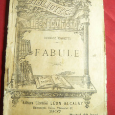 G.Ranetti - Fabule -1907 -BPT 303 Ed.Libr.Leon Alcalay