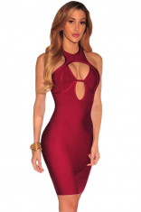 BAN429-81 Rochie bandage sexy cu decupaje in zona decolteului foto