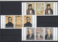 ROMANIA 2007 LP 1779 LP 1779 a PERSONALITATI GERMANE SERIE +SERIE VG. MNH foto