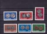 ROMANIA 1970 LP 728 NUMISMATICA SERIE MNH