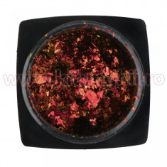 Decoratiune Unghii Folie Cameleon Imperial Red foto