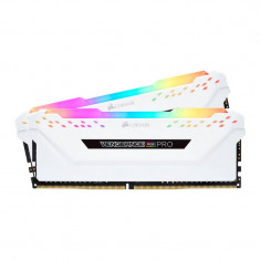 Memorie Corsair Vengeance RGB PRO White 16GB DDR4 2666MHz CL16 Dual Channel Kit foto