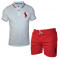 Compleu - Tricou + Bermude PLR - din bumbac, semn mare! diferite culori - Sport