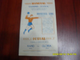 Program fotbal-handbal Gloria Arad - Rapid Jibou