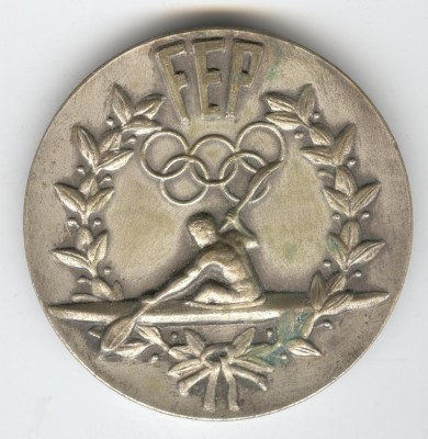 FEP - COMITET OLIMPIC SPANIA - SPORTURI NAUTICE an 1965 Medalie PREMIU LOCUL 2 foto