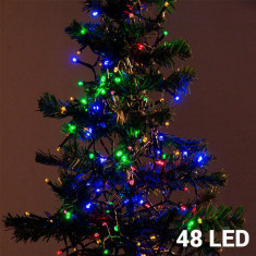 Lumini de Craciun Multicolore (48 LED) foto