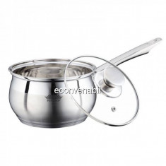 Cratita inox cu capac si maner 16cm 2.1L Peterhof PH15844 foto