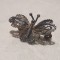 BROSA argint FLUTURE filigran aurita VIENEZA veche AUSTRIA exceptionala DE EFECT