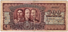 Bancnota 500 lei 1949 foto