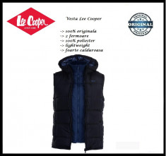 In STOC! Vesta Lee Cooper Bleumarina - Originala - Marimi S,M-Detalii in anunt foto