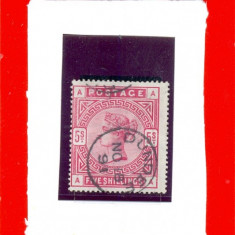 122=ANGLIA-GB-Regina Victoria 1883-Timbru stampilat SG 180,Cat 180 L,cf scan